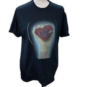 Love is Louder Heart in Hand Graphic T-Shirt‎